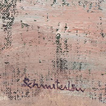 BERTRAM SCHMITERLÖW, oil on canvas, signed.