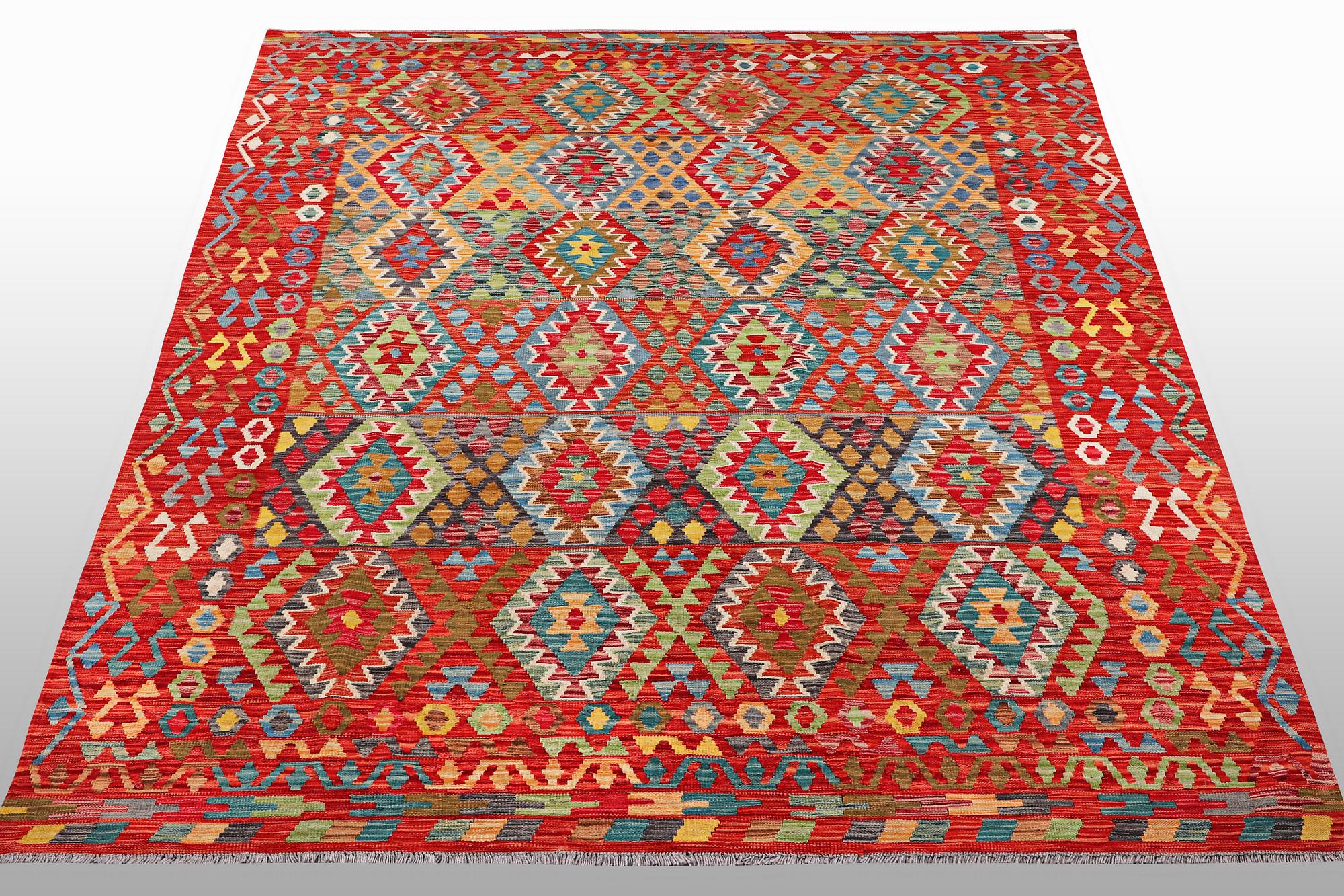A carpet, kilim, ca 297 x 202 cm.