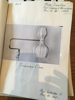 Carl-Axel Acking, & Sven Hesselgren, vägglampa, Asea, 1940-tal.