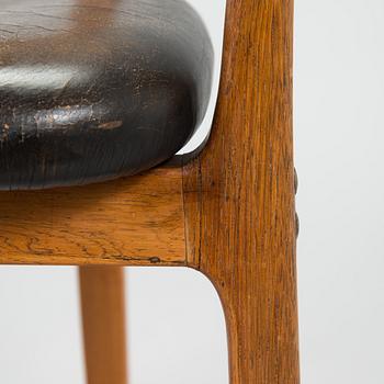 Ole Wanscher, A rosewood armchair, model J2883, cabinetmaker AJ Iversen, Denmark 1960s.