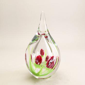 Elna Melusine Jolom, a signed glass sculpture Österlens Glashytta.