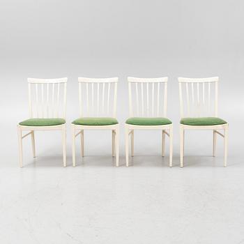 Carl Malmsten, a five piece dining group and a cabinet, modell 'Herrgården', Bodafors, Sweden, 1962.