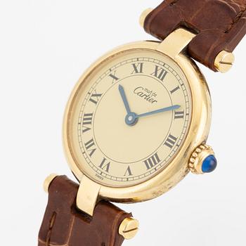 must de Cartier, VLC, wristwatch, 24 mm.