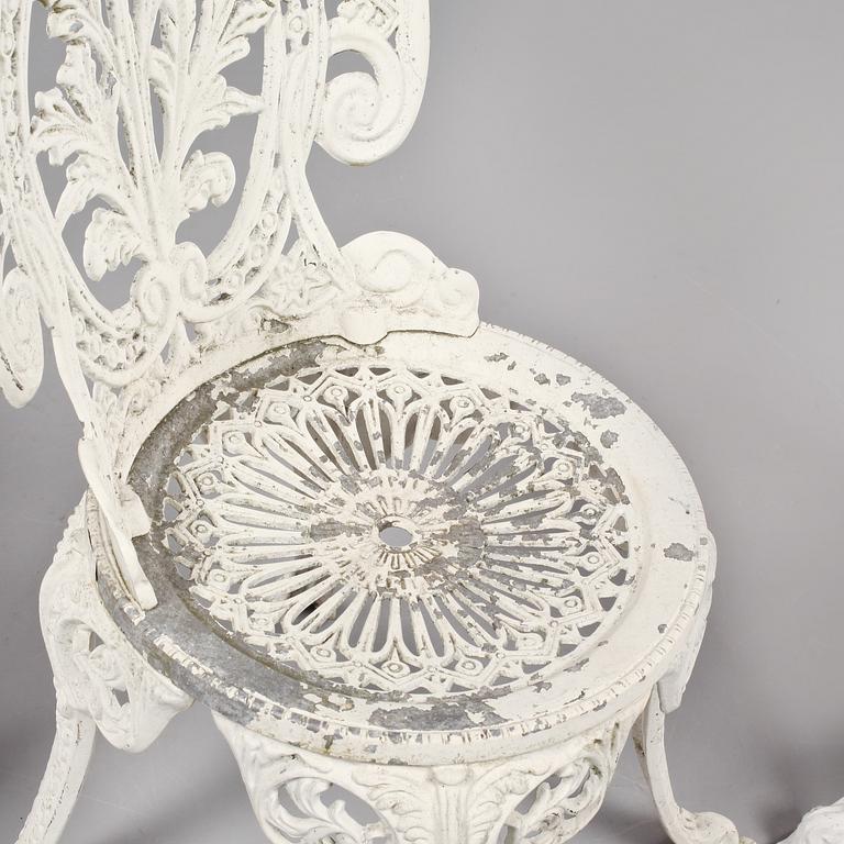 TRÄDGÅRDSSTOLAR, 3 st, 1900-talets slut.