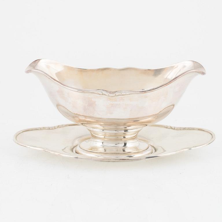 W.A. Bolin, a silver bowl, Stockholm 1930.