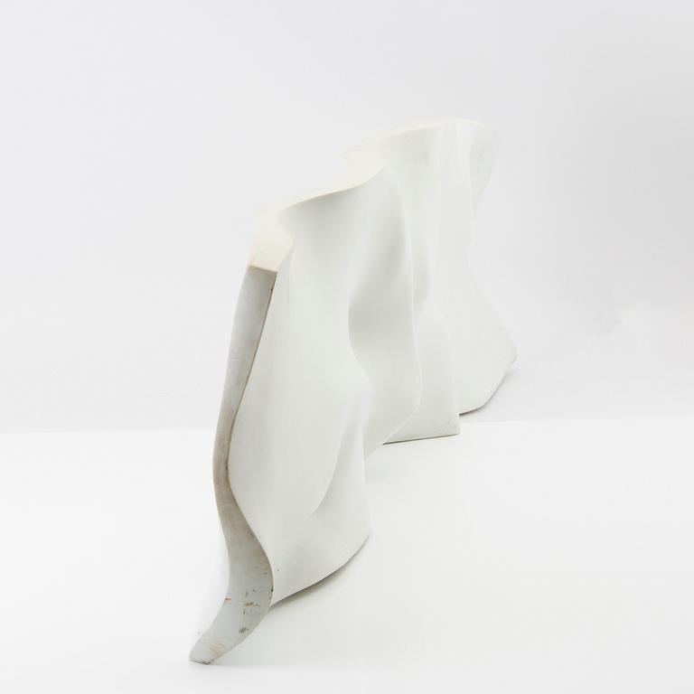 Gió Pomodoro, "Folla" relief, Rosenthal Ars Porcellana Relief Series, signed and numbered 1/15 (?) porcelain.