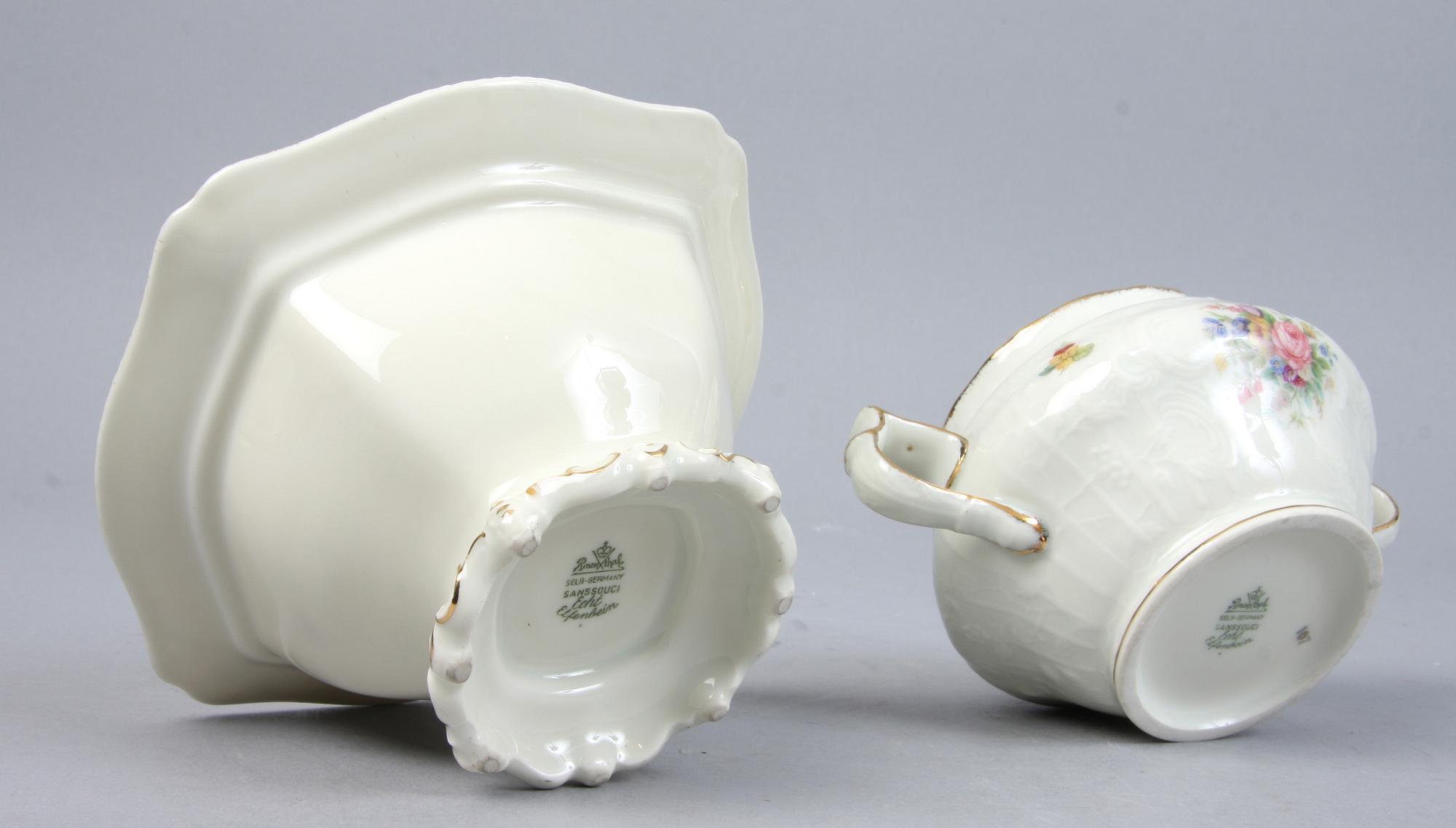 MOCCASERVIS, 18 delar, porslin, Rosenthal.