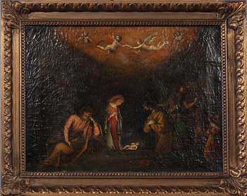 OKÄND KONSTNÄR, olja på duk, 1700-tal.