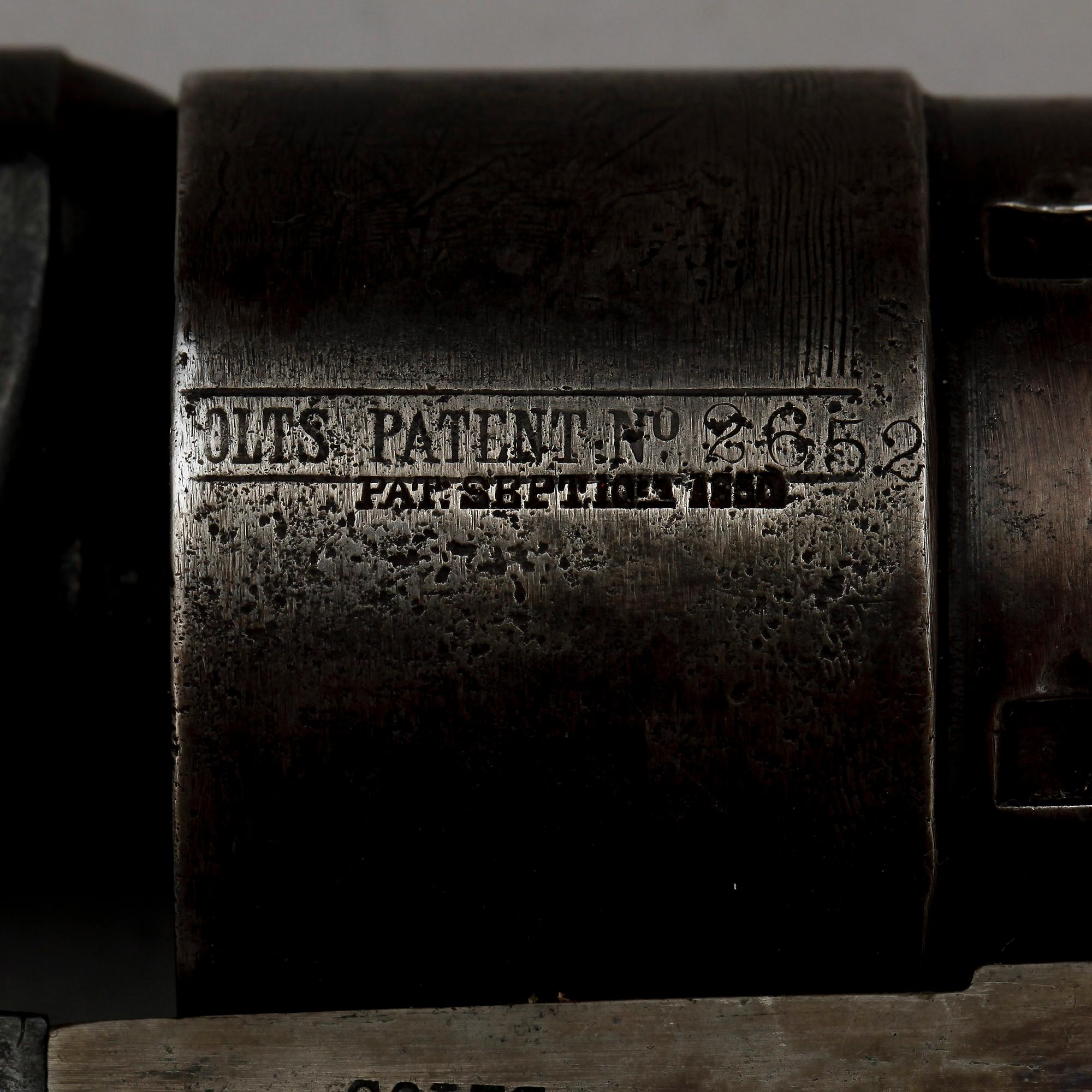 SLAGLÅSREVOLVER, Colt army m/1860.