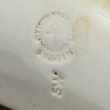 SVEN WEJSFELT, figurin/skulptur, gädda, stengods, Gustavsberg.