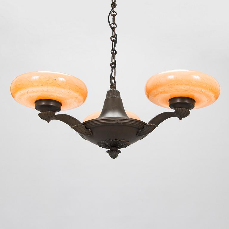 Paavo Tynell, a 1930's '1206/3' pendant light for Taito.