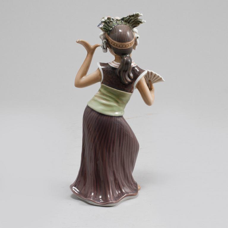 FIGURIN, porslin, Dahl Jensen, Danmark, 1900-tal.