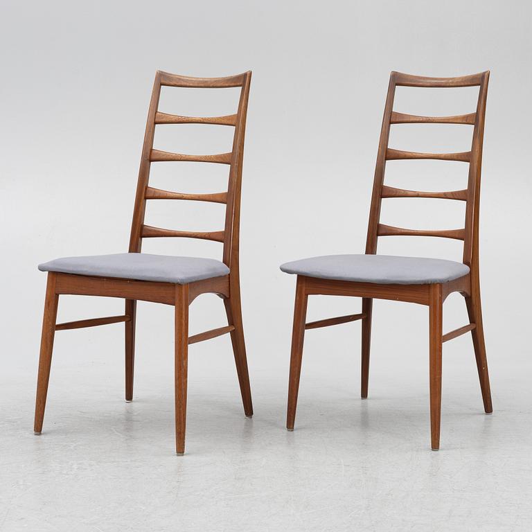 Niels Kofoed, stolar, ett par, "Lis", Kofoeds Möbelfabrik, Hornslet, Danmark.