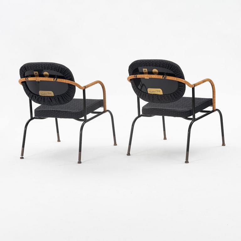 Mats Theselius, a pair of easy chairs, 'The Bamboo King', ed. 171-172/360, Källemo, Sweden, post 2000.