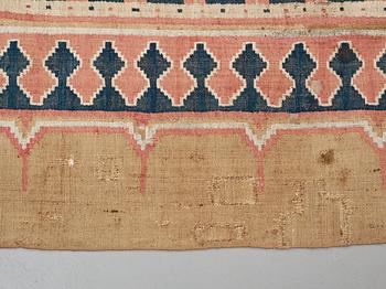 Matto, a kilim, an antique Shushtar, the Khuzestan Province, the southwest of Iran, ca 380-385,5 x 184-192 cm.