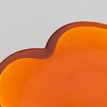 PO Ström, a set of four glass vases by Alsterfors Glassworks, 1960-70s, one signed.