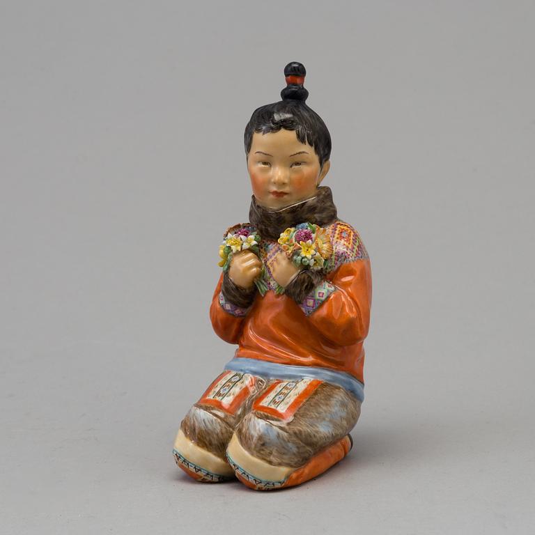 A Royal Copenhagen porcelain figure, 'Greenland', Denmark, 1930s.