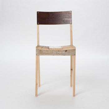 STOL, "Scrapwood side chair" Piet Hein Eek, 2005.