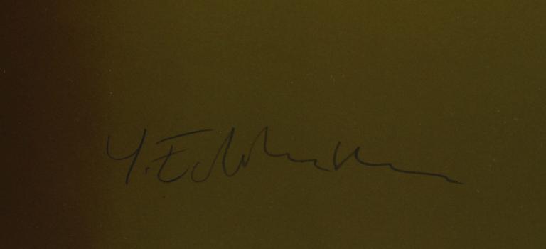 YRJÖ EDELMANN, färglitografi. Sign och numr 65/250.