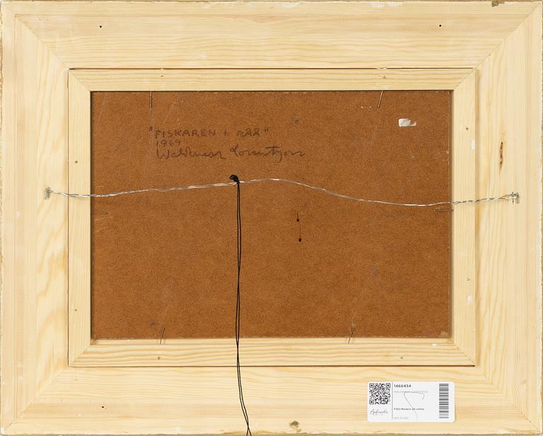 Waldemar Lorentzon, oil on canvas/panel, signed.