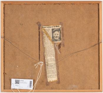 NILS "BJÖRNJÄGARN" RUNDGREN, oil on panel, signed and dated 1971.