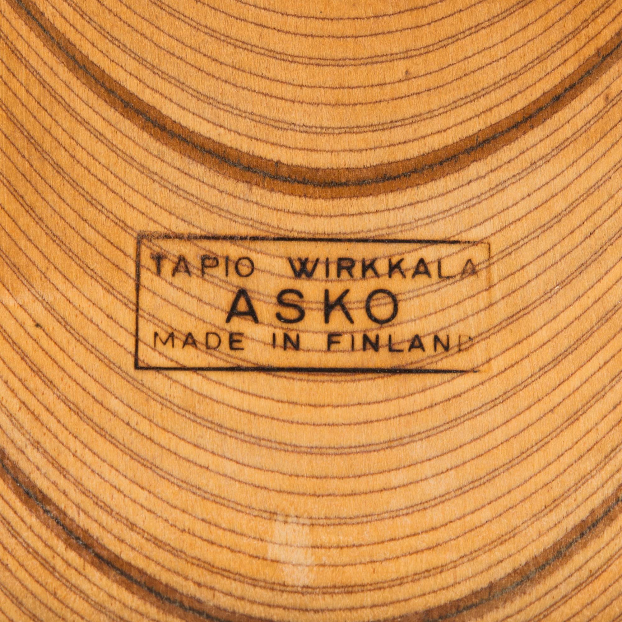 Tapio Wirkkala, two mid-20th century 'Nikke' chairs for Asko Finland.