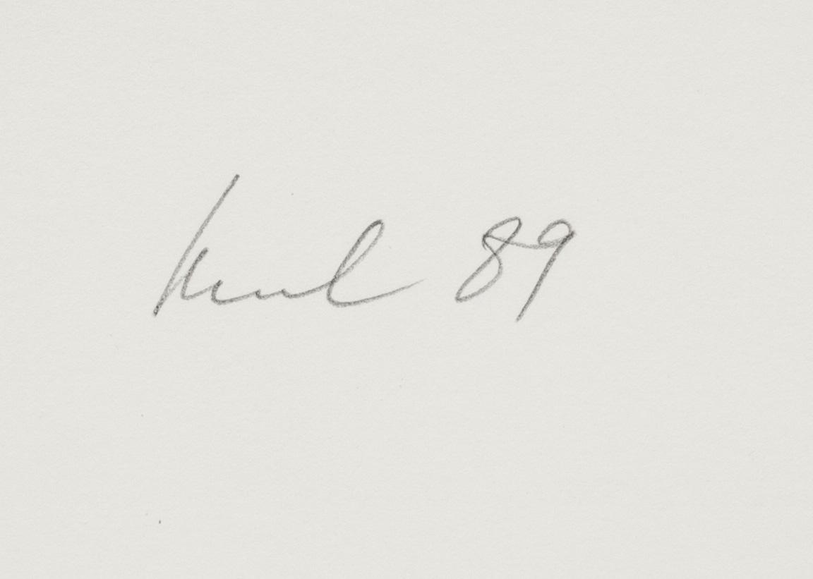 RAUL MEEL, färgserigrafi, signerad, numrerad 8/50 och daterad- 89.