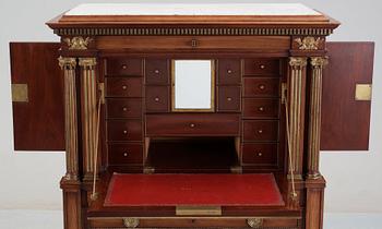 A late Gustavian masterpiece writing cabinet by J. F. Wejssenburg 1795.