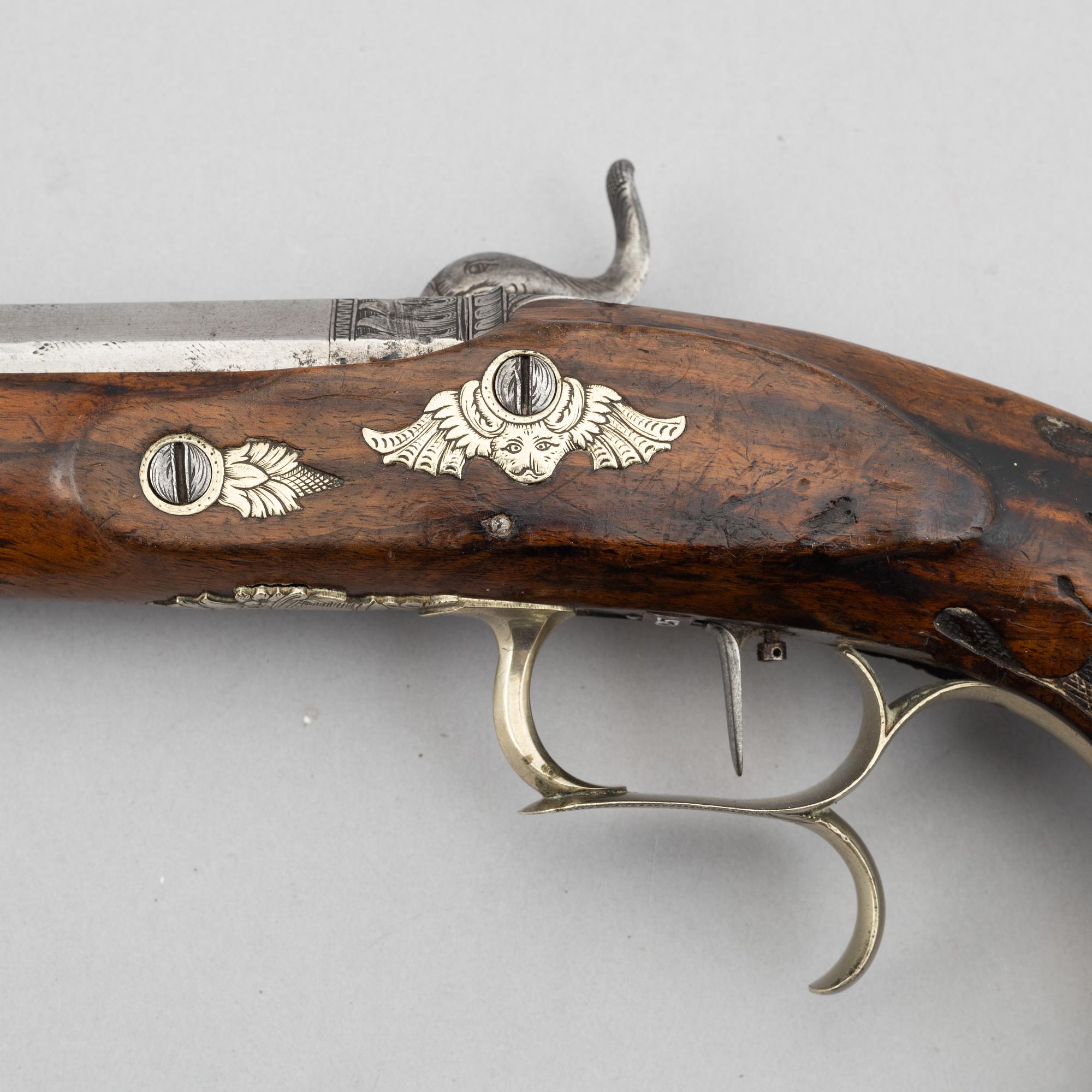 Percussion pistols, a pair, H. Sturm & G. Noack in Suhl.
