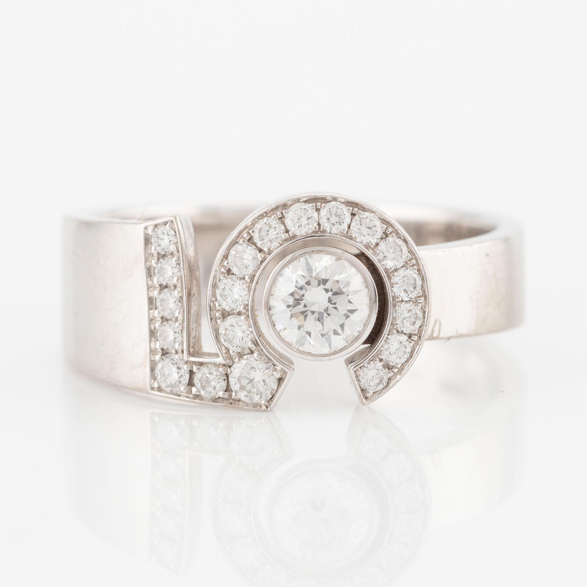 Chanel, ring, 18K white gold with brilliant-cut diamonds.