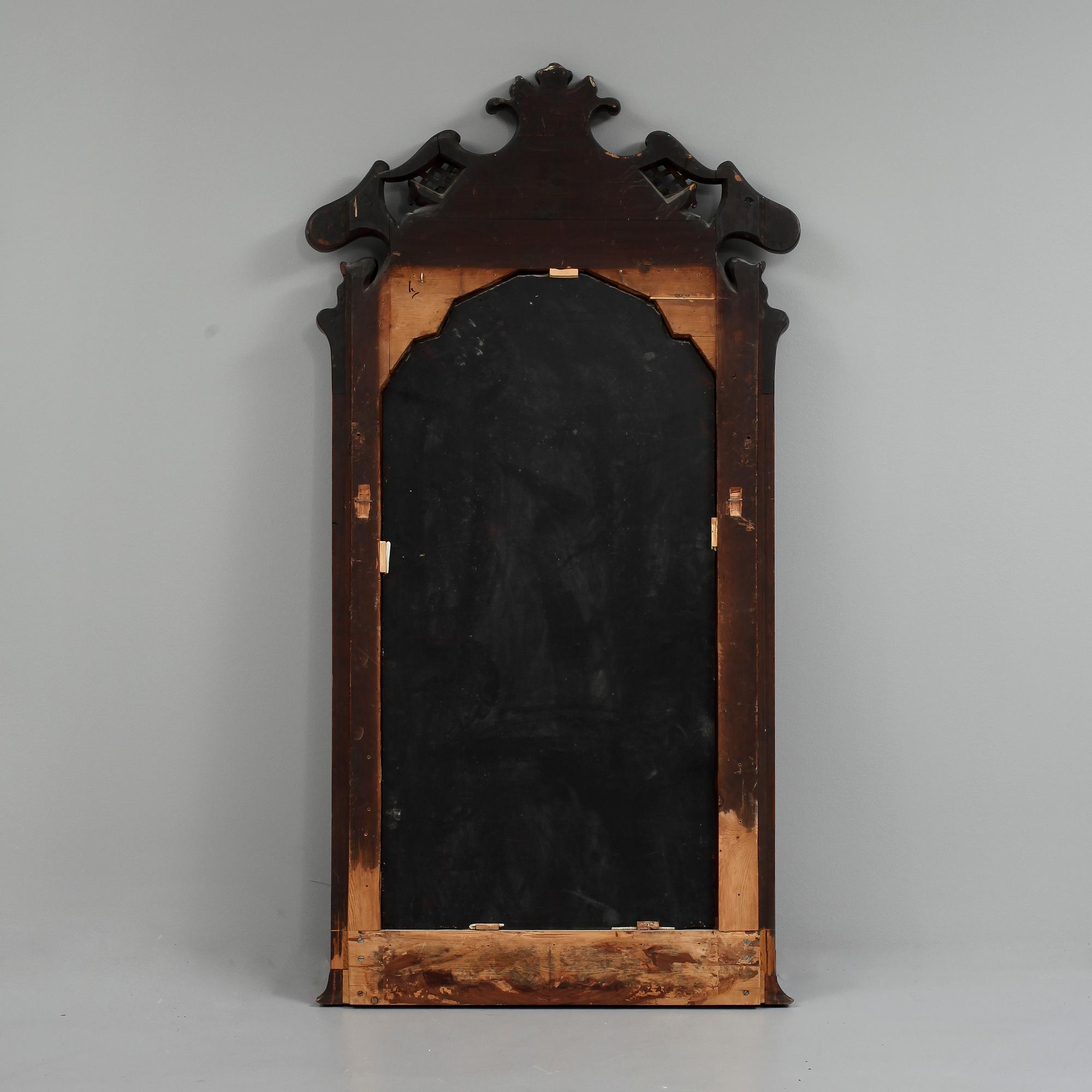 SPEGEL samt KONSOLBORD, nyrokoko, 1800-talets slut.