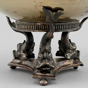 SKÅL, nysilver, empirestil, 1900-tal.