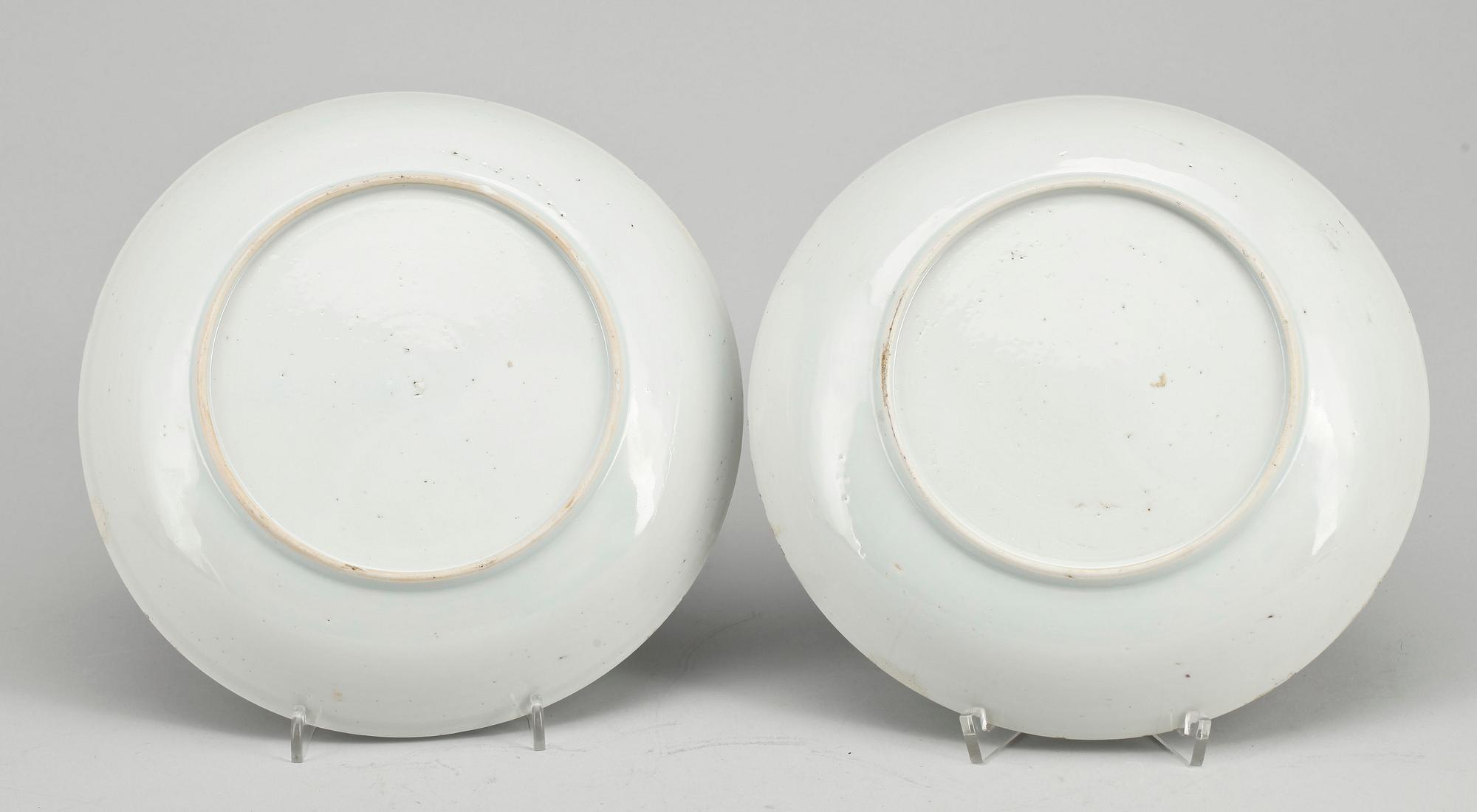 SKÅLFAT, två par, porslin, Kina Qingdynastin, Qialong 1736-95.