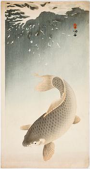 OHARA KOSON (KANAZAWA), träsnitt, 9 st, Japan.