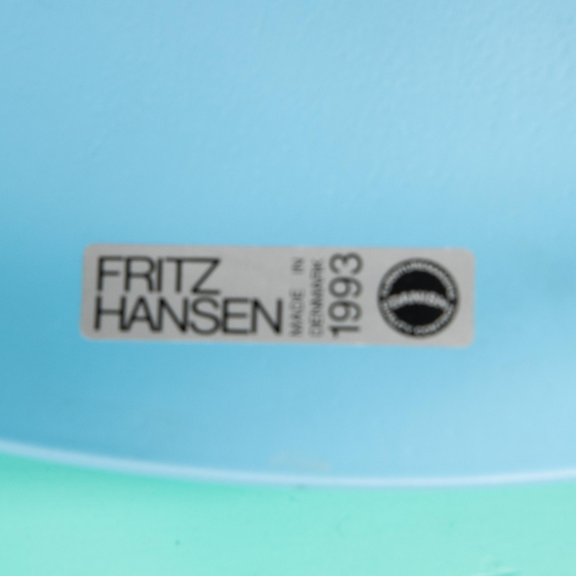 Arne Jacobsen, chairs 6 pcs, "Ant", Fritz Hansen, 1993.