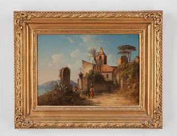 Joseph Magnus Stäck, "Kloster vid Terracina".