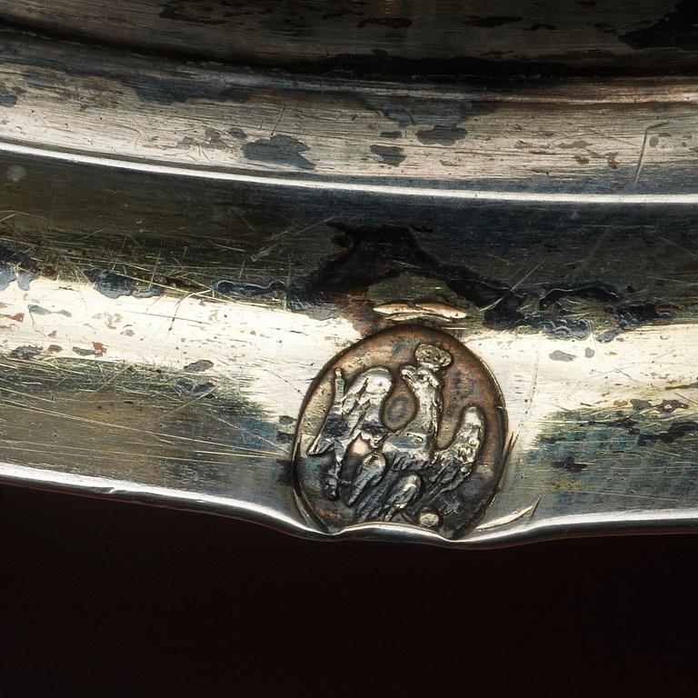 A German parcel-gilt cup, marks of Johan Friedrich Hartung, Königsberg 1767.