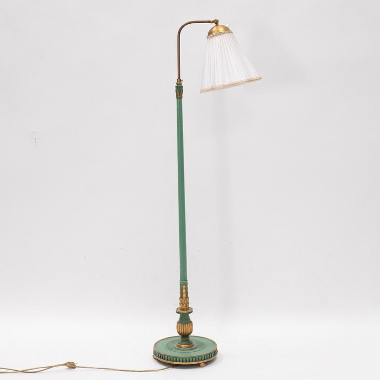 Golvlampa, 1900-talets början.