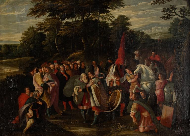 Frans Francken II, hans art, 1700-tal, olja på duk.