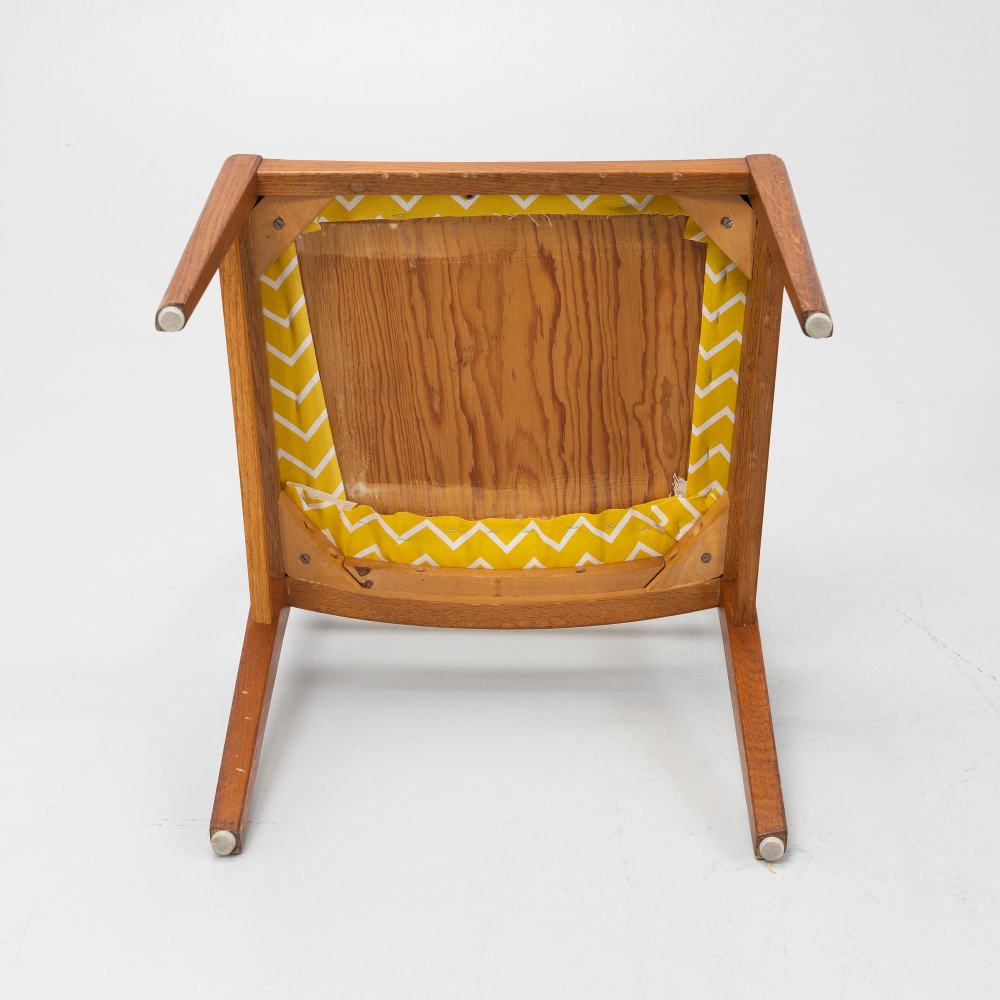 Bertil Fridhagen, stolar, 4 st, Bodafors, 1961-62.