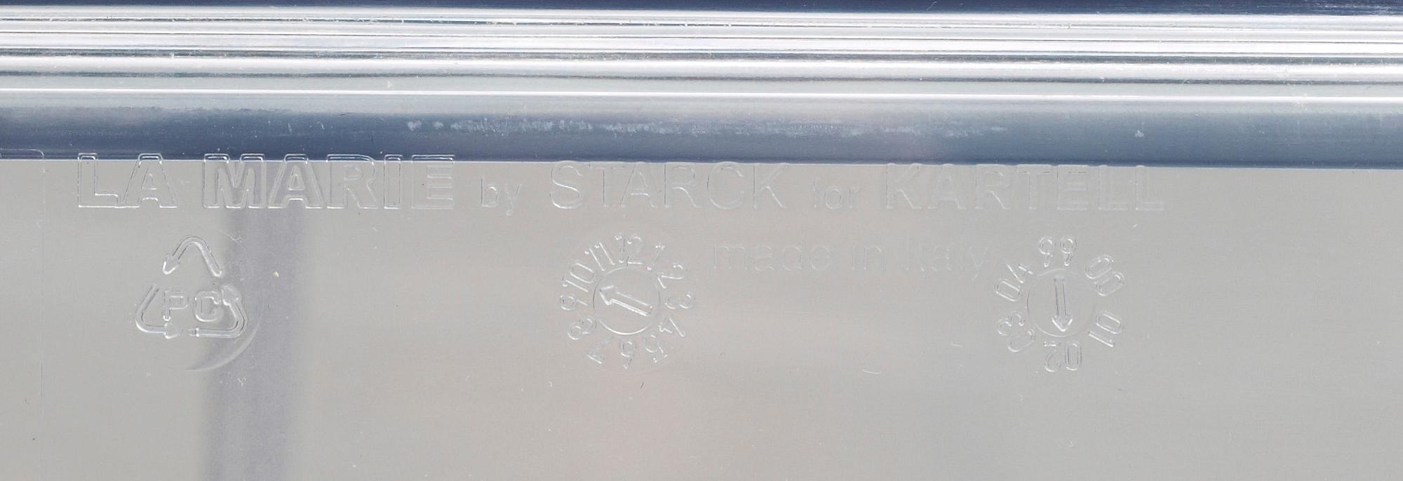 STOLAR, 5 st, "La Marie" Philippe Starck för Kartell Italien.