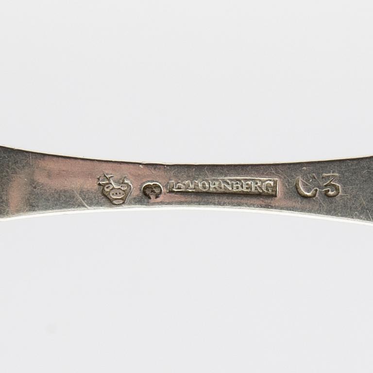 Gustaf Georg Rehnberg skedar 6+1 st silver Norrköping 1817.