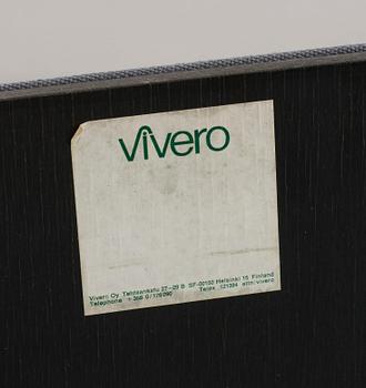 FÅTÖLJER, ett par, Yrjö Wiherheimo och Simo Heikkila, Vivero Oy, 1979.