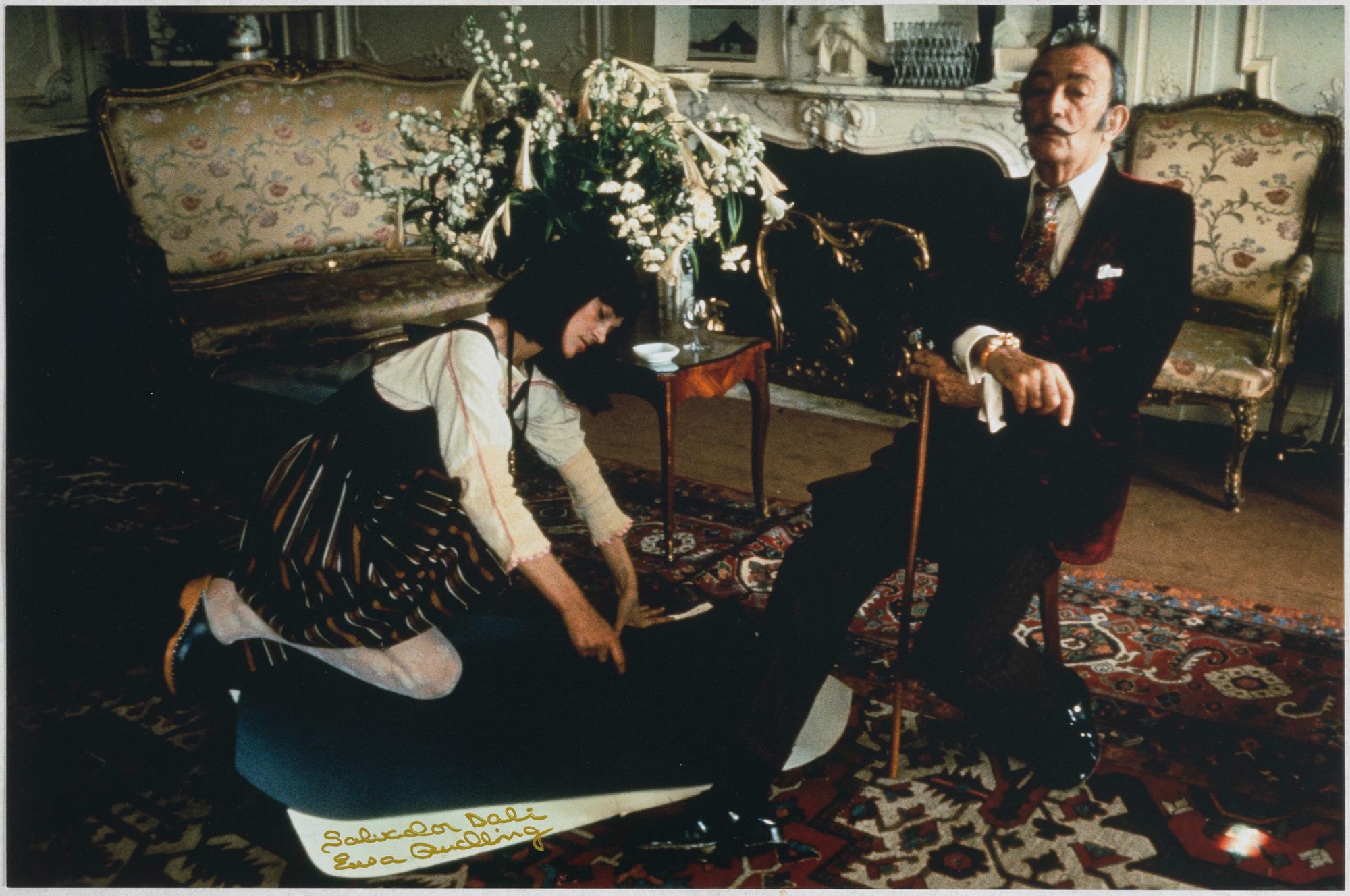 Ewa Rudling, "Ivy Nicholson & Salvador Dalí Hotel Meurice- Paris 1972".