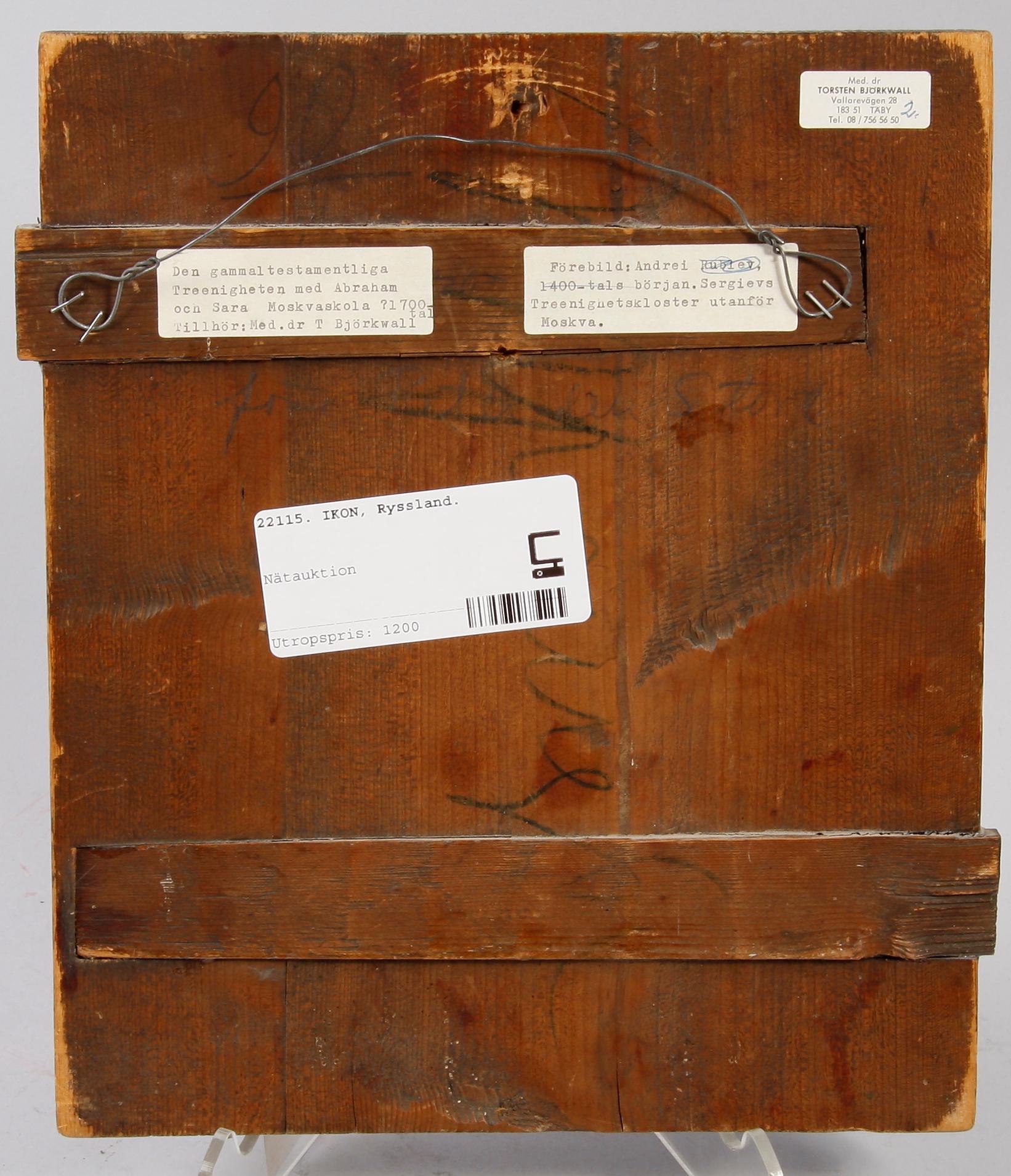 IKON, Ryssland. 1700/1800-tal.