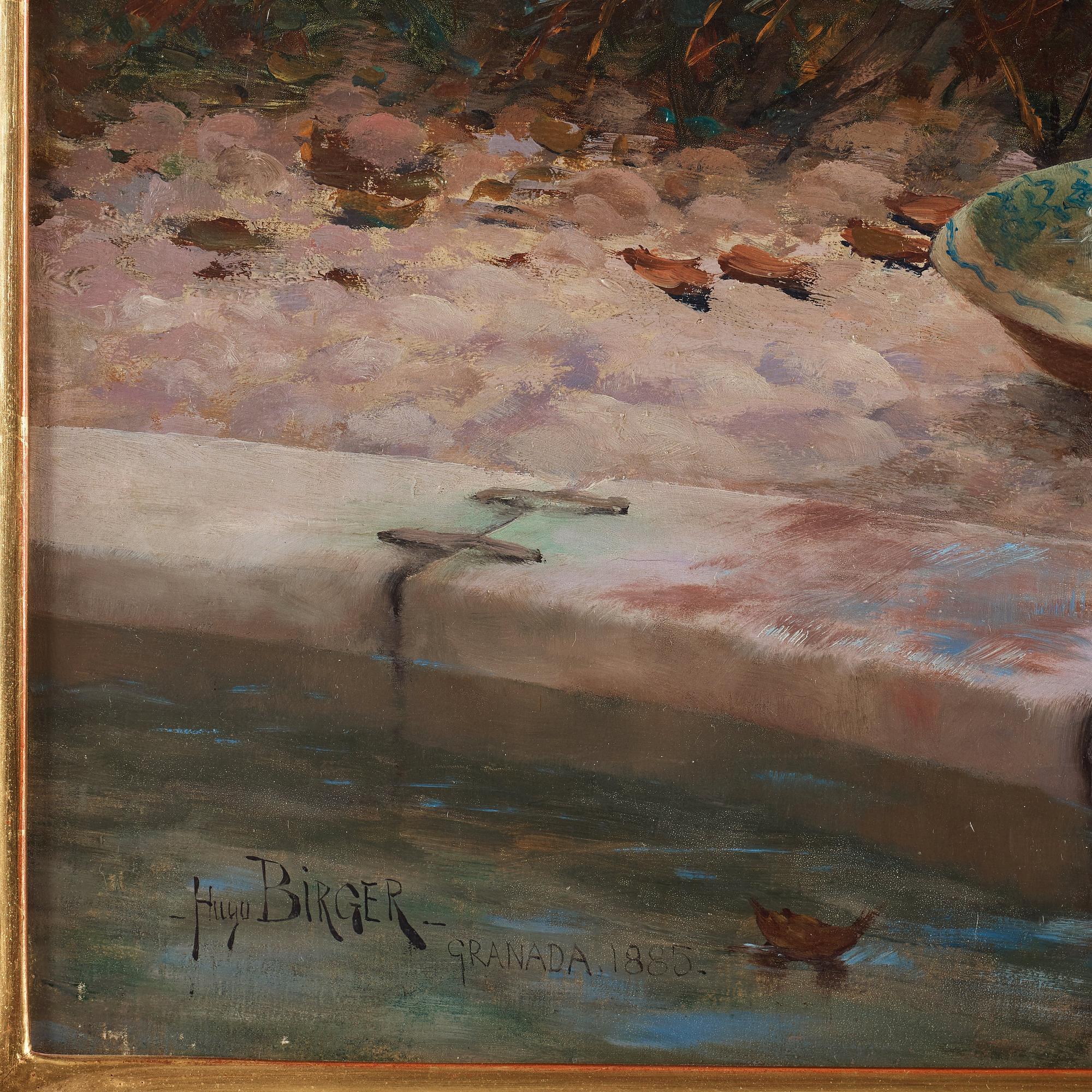 Hugo Birger, "Trädgård i Alhambra".
