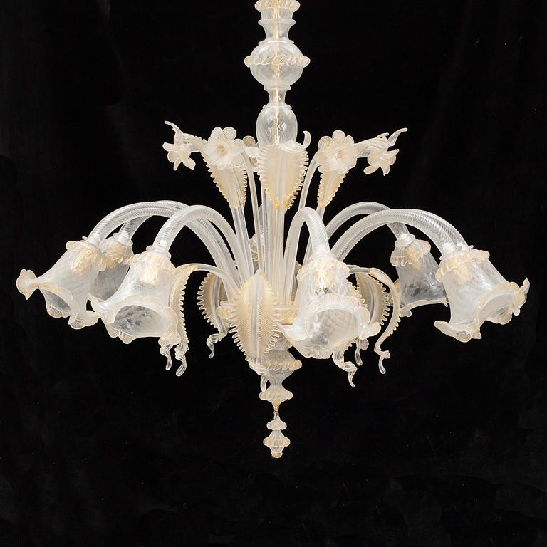 A mid 20th Century Venetian chandelier.