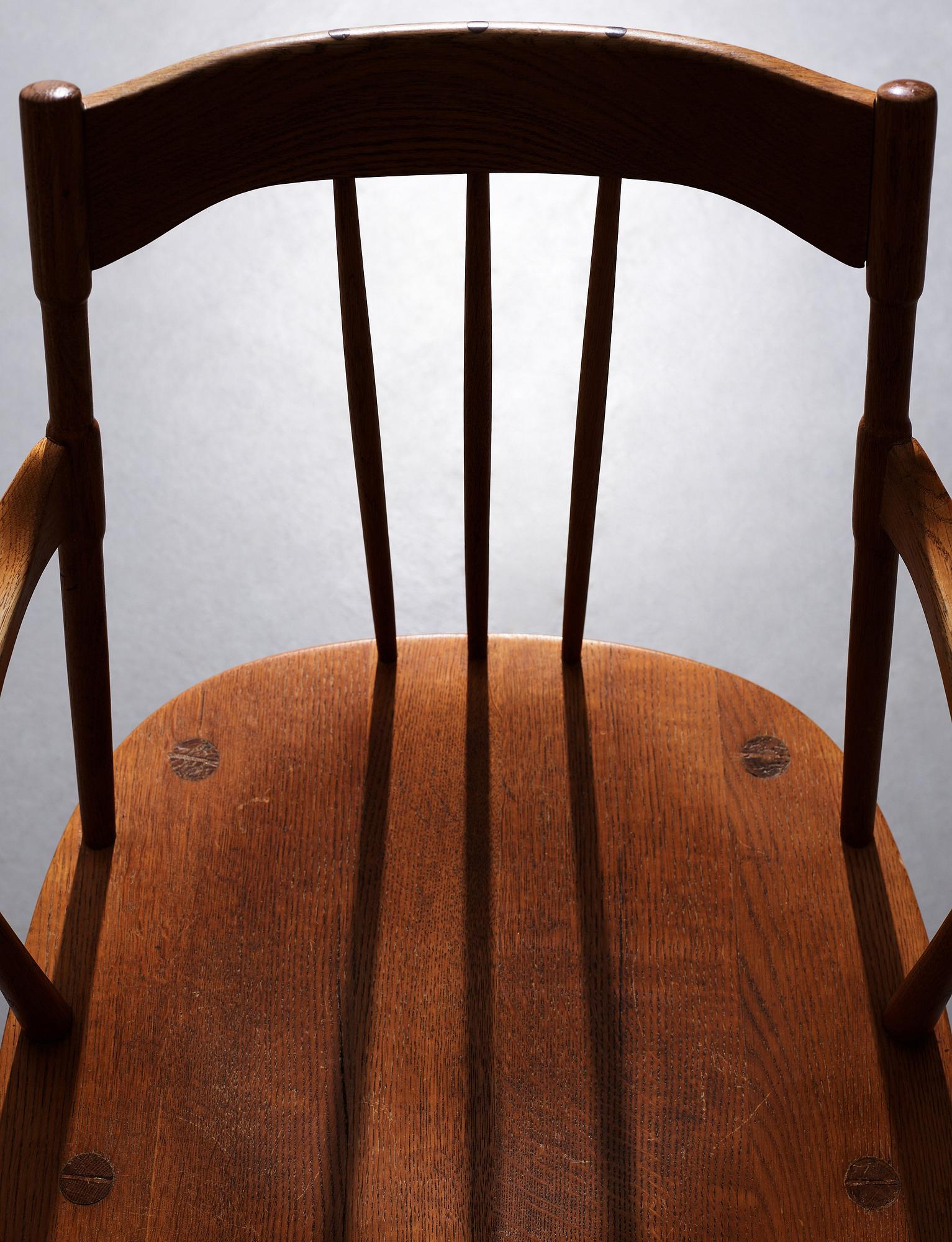 HANS J WEGNER, a "Windsor" chair for Mikael Lauersen, Denmark, 1940's.