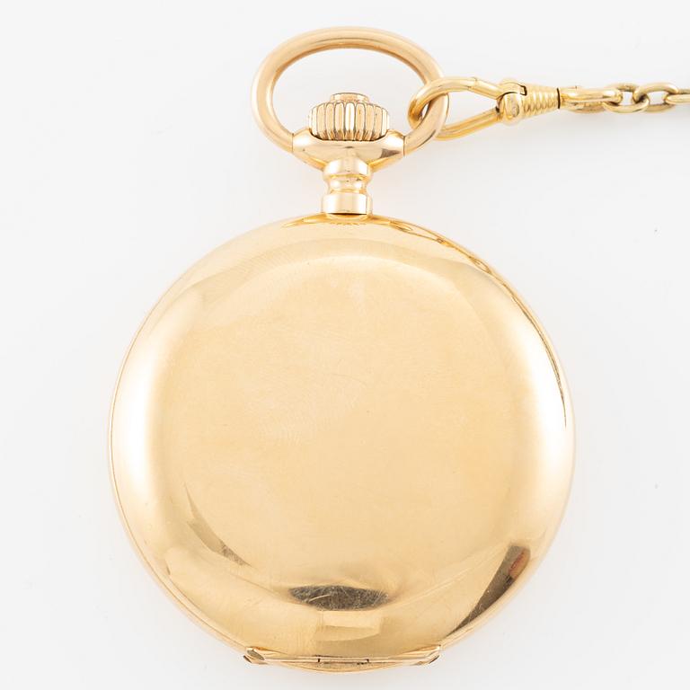 Pocket watch, hunter, 51 mm.