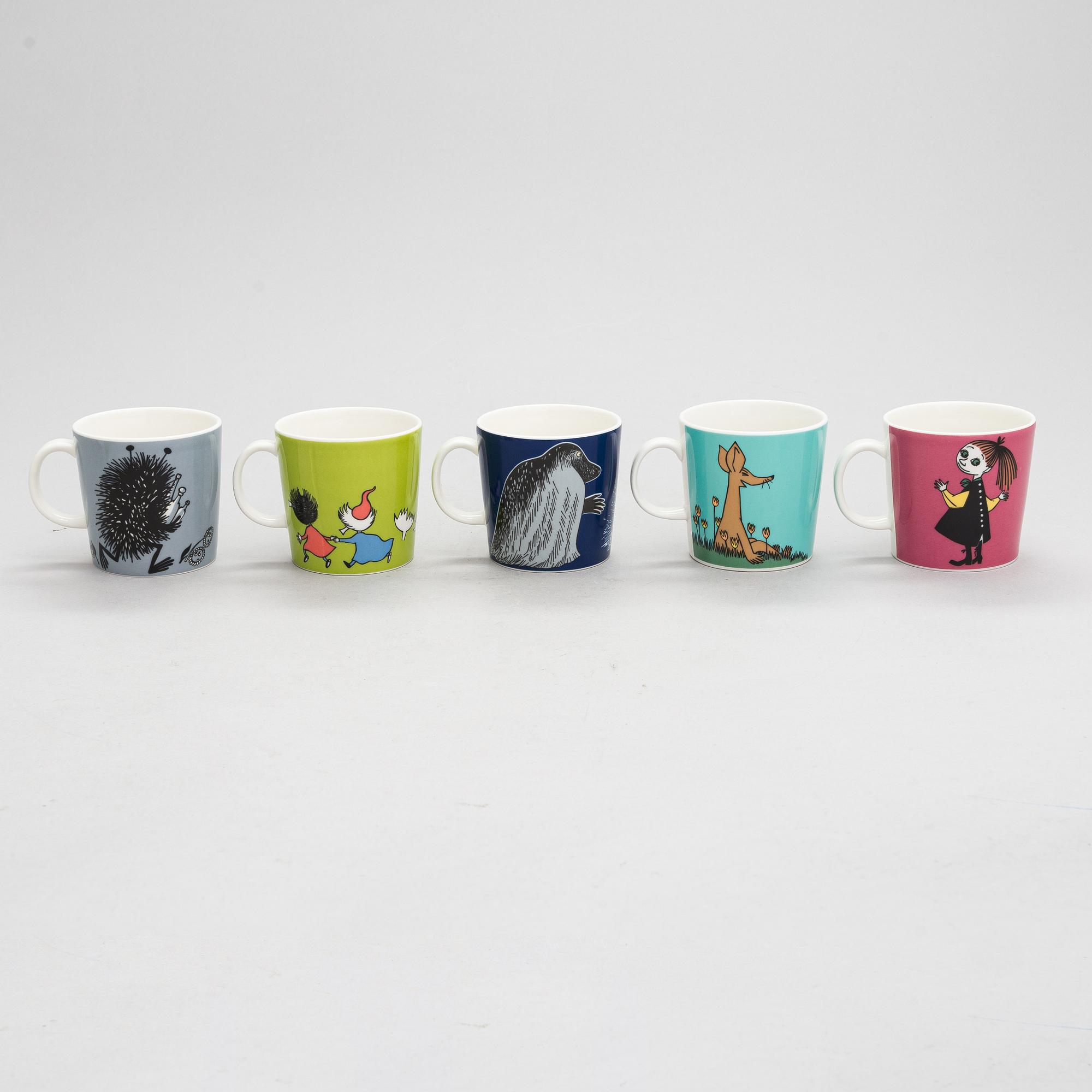 Muumimukeja, 10 kpl, Moomin Characters, Arabia.